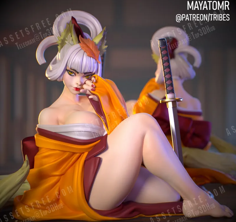 Foxspirit – Mayatomr – STL 3D Print Model | AssetsFree.com Foxspirit Mayatomr