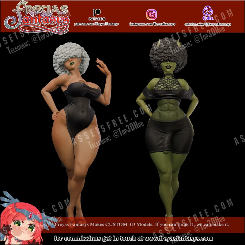 Freyas Fantasys Ogre Girls