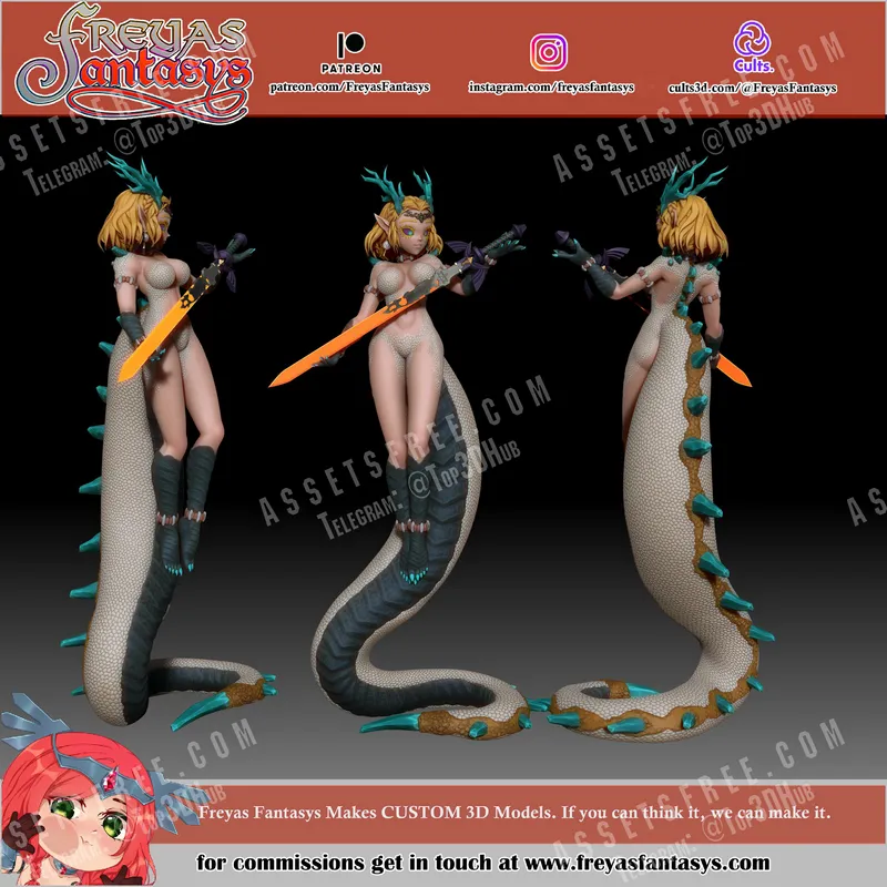 Freyas Fantasys – Zelda Dragon – STL 3D Print Model | AssetsFree.com Freyas Fantasys Zelda Dragon