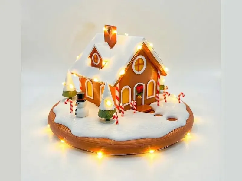 GINGERBREAD HOUSE PRECONFIG – STL 3D Print Model | AssetsFree.com GINGERBREAD HOUSE PRECONFIG