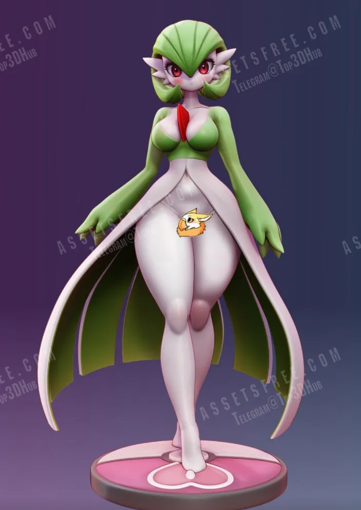 Gardevoir – STL 3D Print Model | AssetsFree.com Gardevoir