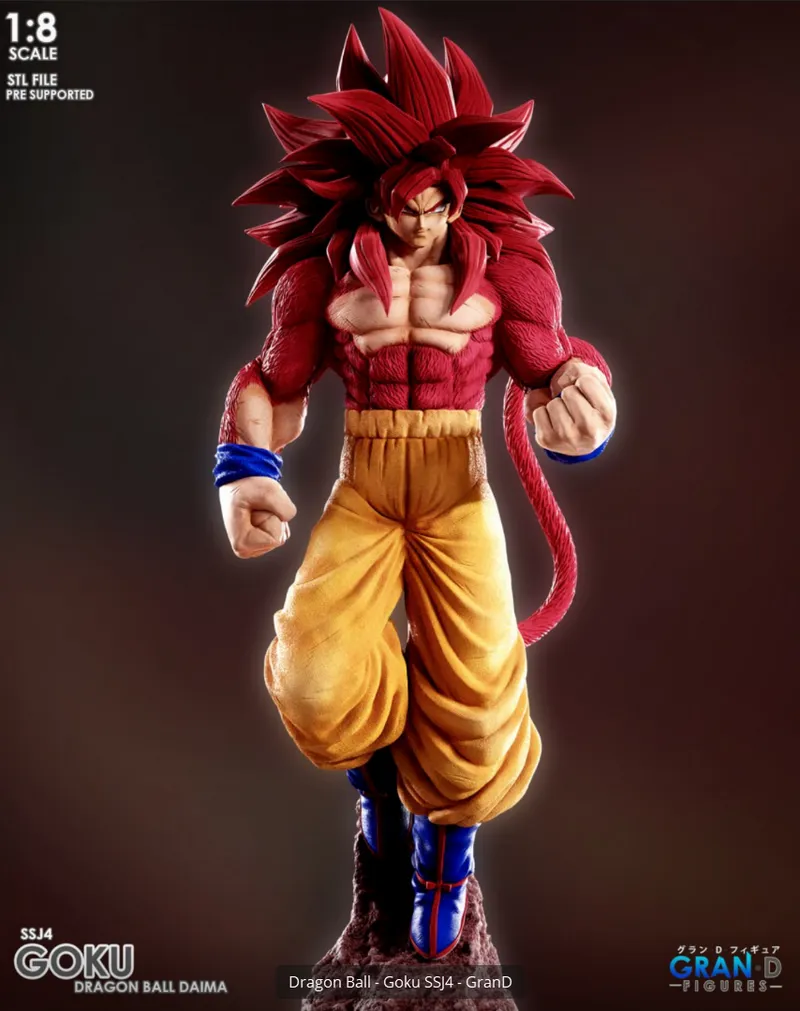 Goku saiyajin 4 adult DAIMA GRANDFIGURES