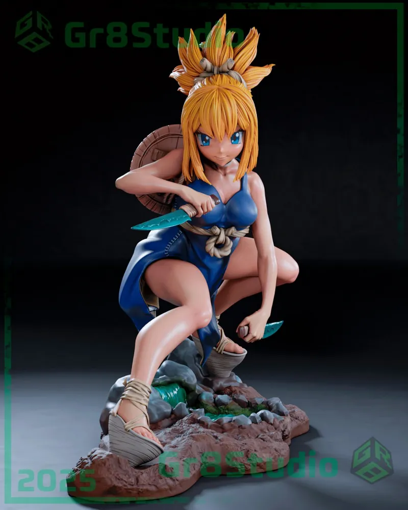 Gr8Tech – DrStone – Kohaku – STL 3D Print Model | AssetsFree.com Gr8Tech DrStone Kohaku
