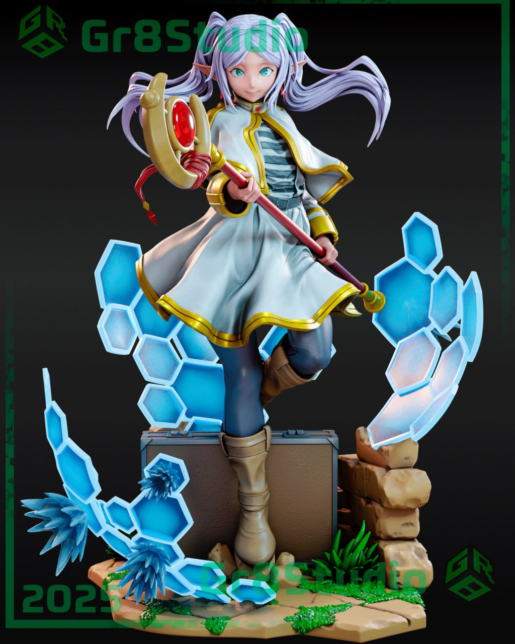 Gr8Tech – Sousou no Frieren – Frieren – STL 3D Print Model | AssetsFree.com Gr8Tech Sousou no Frieren Frieren