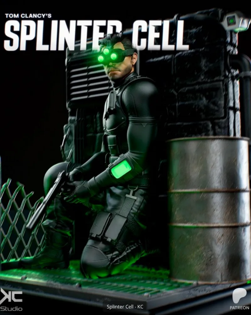 KC StudioSplinterCell – STL 3D Print Model | AssetsFree.com KC StudioSplinterCell