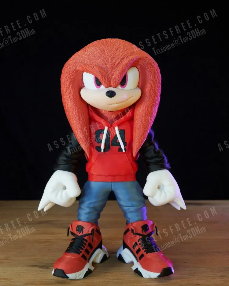 Knuckles Urban Vibes – STL 3D Print Model | AssetsFree.com Knuckles Urban Vibes