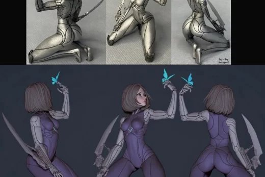 Koi Sculpts Alita