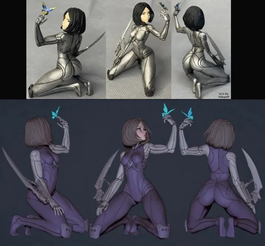 Koi Sculpts Alita