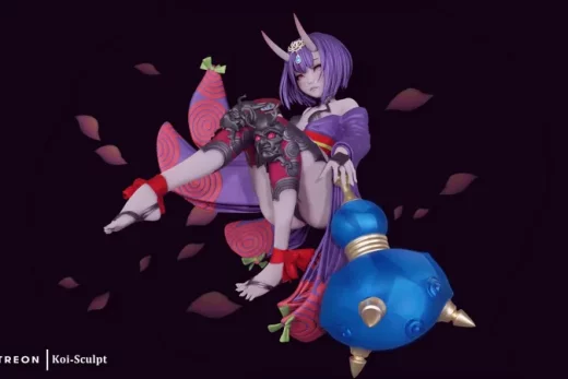 Koi Sculpts Shuten Douji