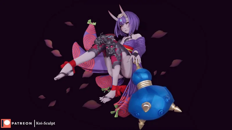 Koi Sculpts Shuten Douji