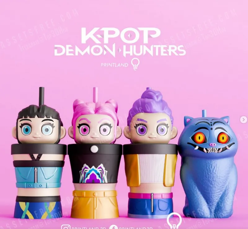 Kpop demon hunters – STL 3D Print Model | AssetsFree.com Kpop demon hunters