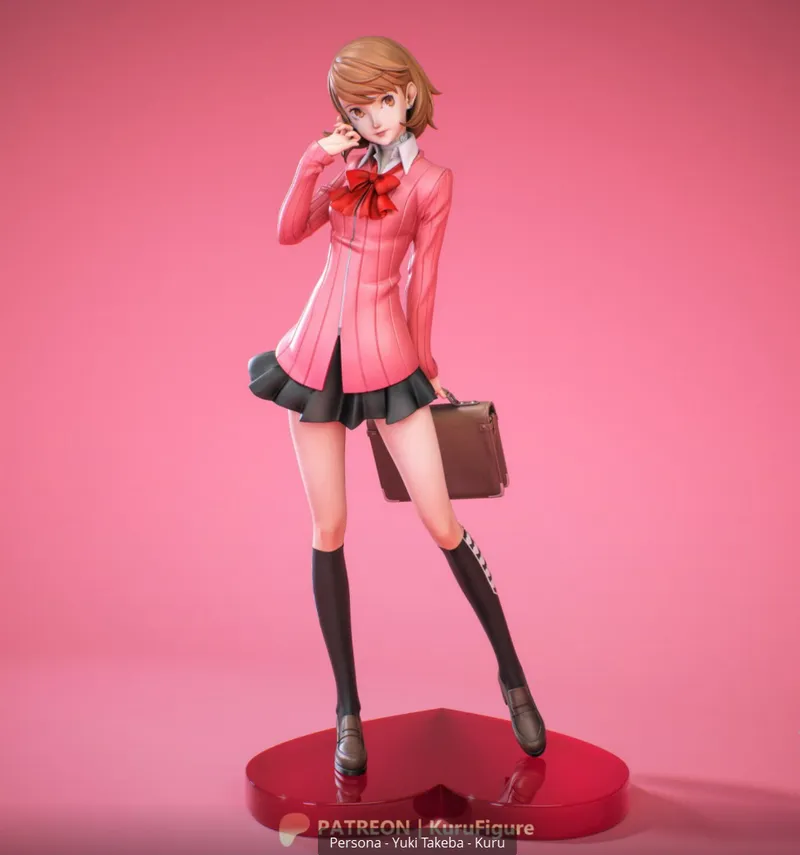 Kuru Figure – Persona – Yukari Takeba – STL 3D Print Model | AssetsFree.com Kuru Figure Persona Yukari Takeba
