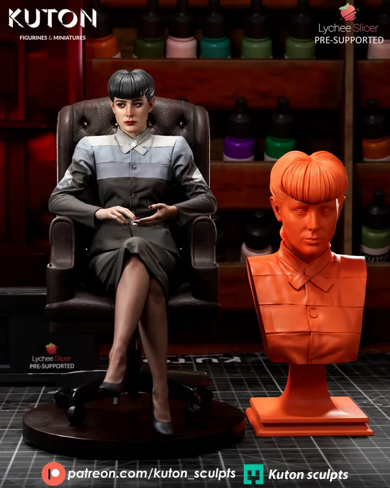 Kuton Figurines – 2025.09 – Rachel Blade Runner – STL 3D Print Model | AssetsFree.com Kuton Figurines 2025.09 Rachel Blade Runner