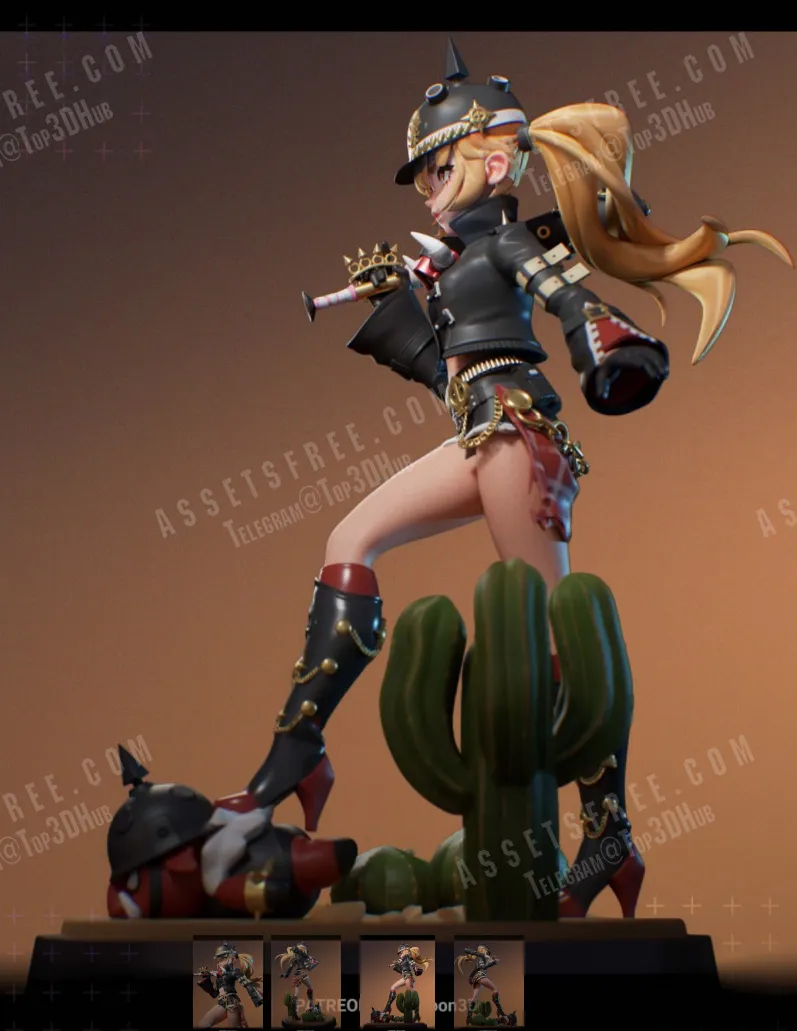 LUCY Zenless Zone Zero – Shercoon3D – STL 3D Print Model | AssetsFree.com LUCY Zenless Zone Zero Shercoon3D