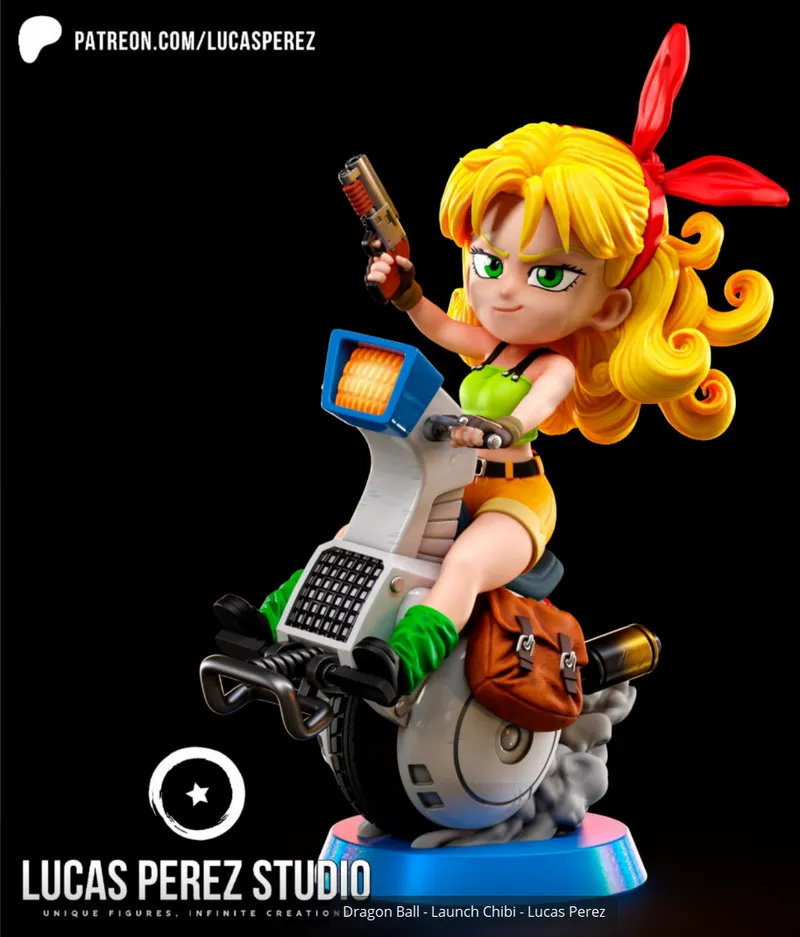 Launch Chibi – Lucas Perez – STL 3D Print Model | AssetsFree.com Launch Chibi Lucas Perez