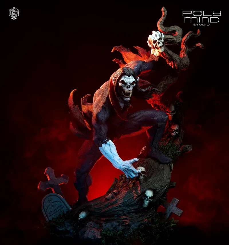 PolyMind Studio – Morbius – STL 3D Print Model | AssetsFree.com PolyMind Studio Morbius