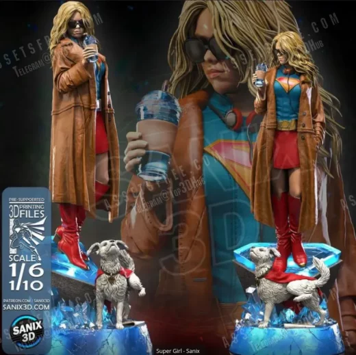 SANIX SuperGirl scale 6 Printing Files
