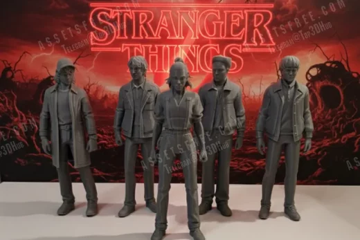 Stranger+Things+Set stls