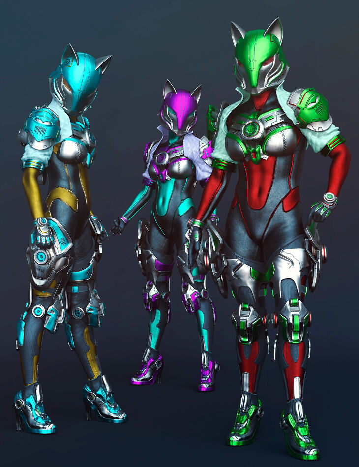 Synthra Sci Fi Tech Suit for Genesis Texture Add On