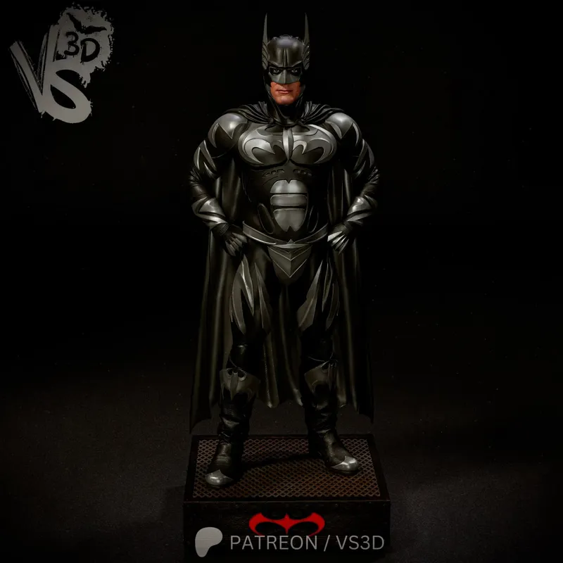 VS3D – Batman – Batman & Robin – STL 3D Print Model | AssetsFree.com VS3D Batman Batman & Robin