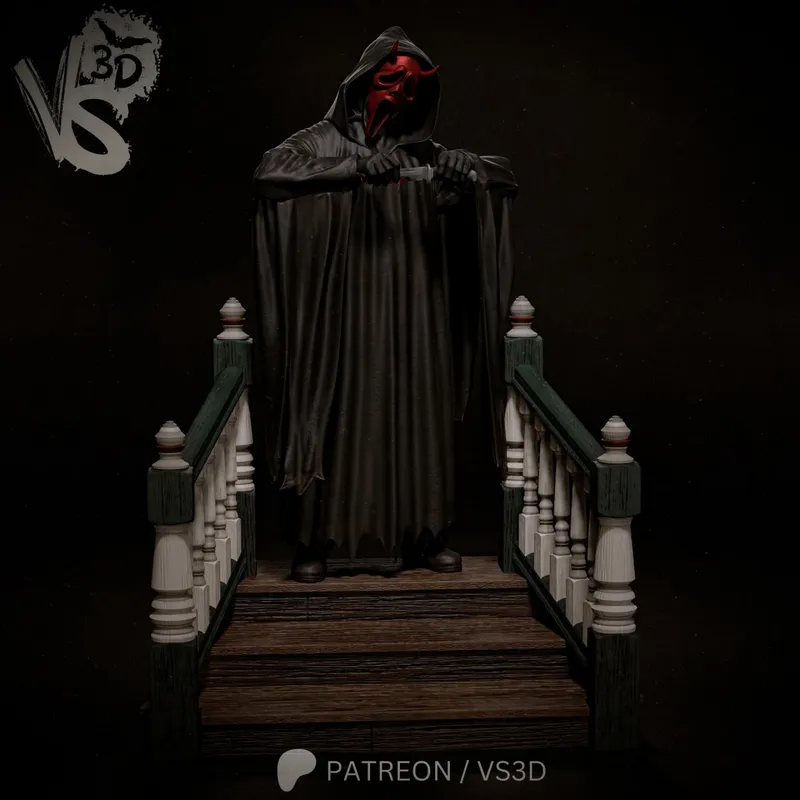 VS3D – Ghostface – STL 3D Print Model | AssetsFree.com VS3D Ghostface