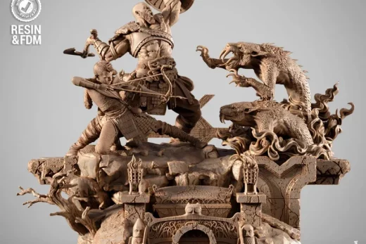WICKED God of War 4 + Diorama