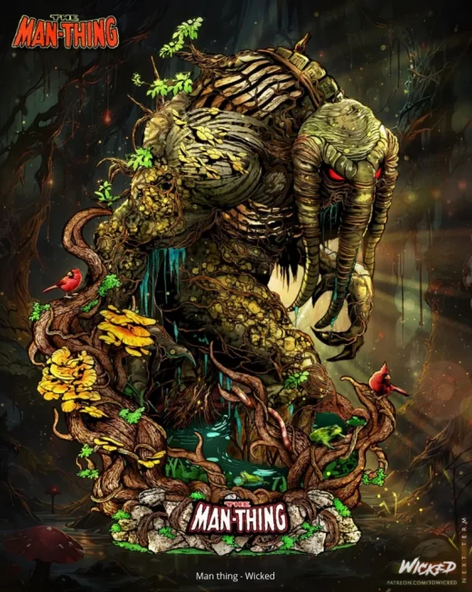 Wicked Man Thing Sculpture