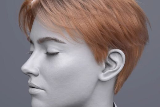 DForce FV Layered Idol Hair for Genesis