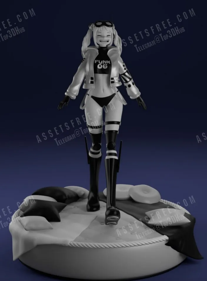 york punk 06 – STL 3D Print Model | AssetsFree.com York punk