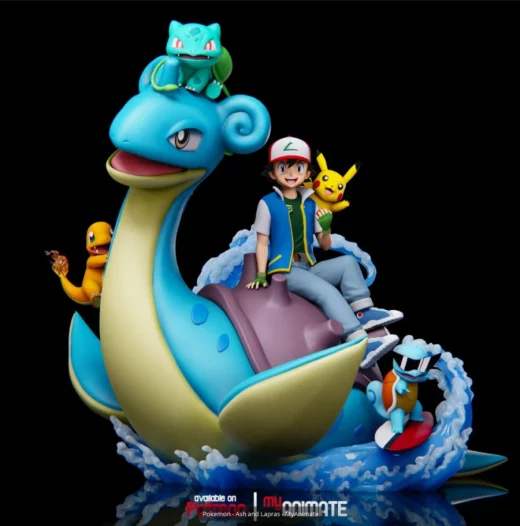 Ash + Lapras + Starters