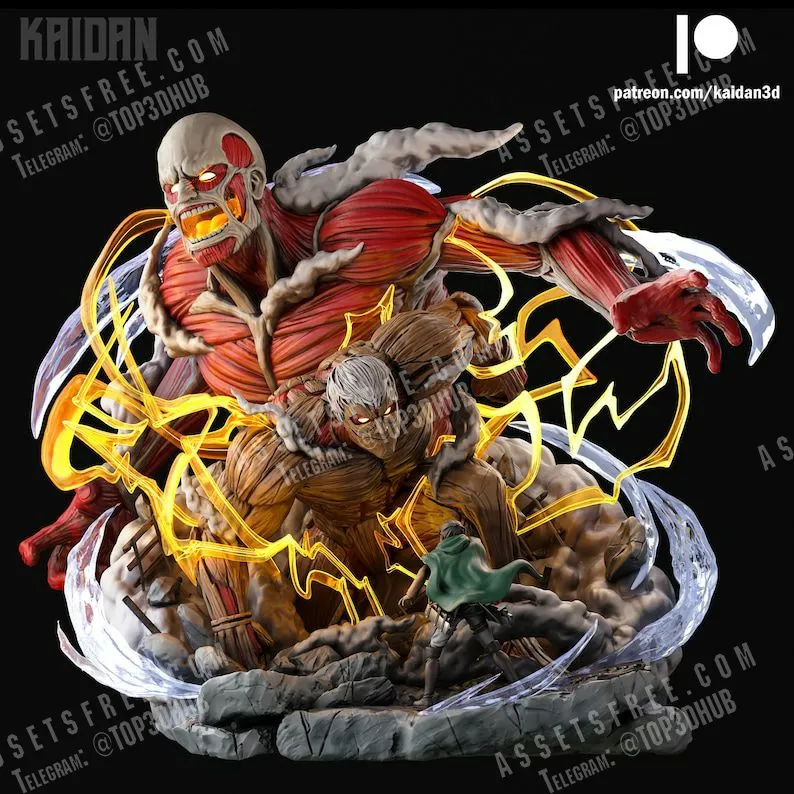 Attack on Titan Reveal FULL FIGURE DIORAMA