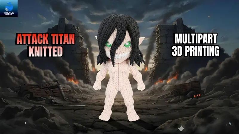 Attack_Titan_Knitted_Multipart – STL 3D Print Model | AssetsFree.com Attack Titan Knitted Multipart