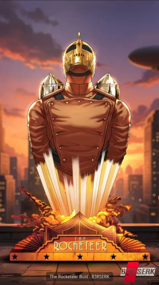 B3dserk The Rocketeer Portrait Bust (Non Supported)