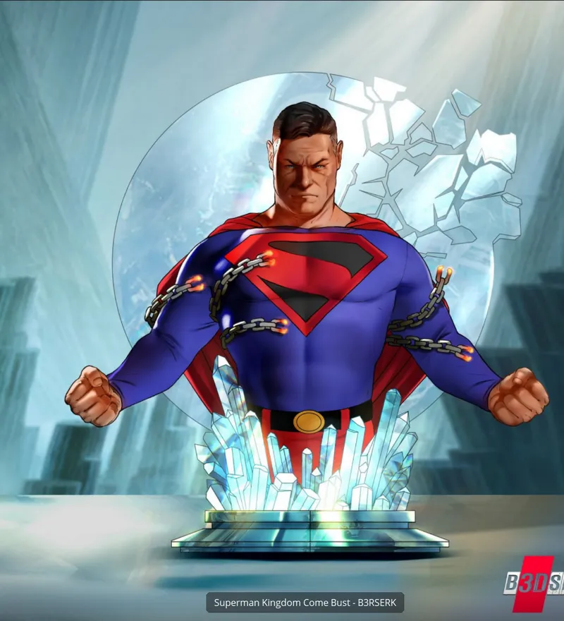 B3dserk Superman Kingdom Come Portrait Bust Non Supported
