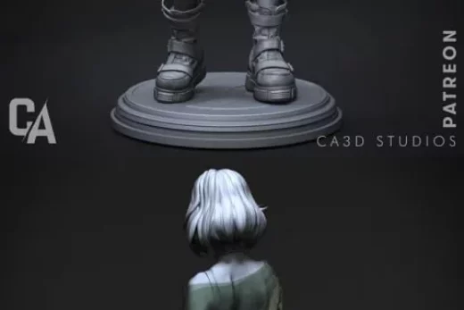 Ca 3d Studios Rogue Xmen Evolution