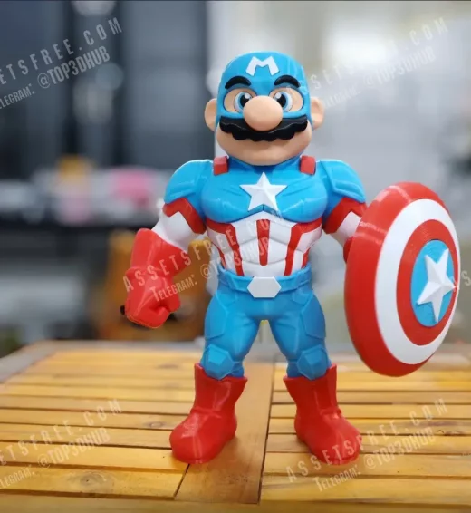 Captain Mario Fan Art