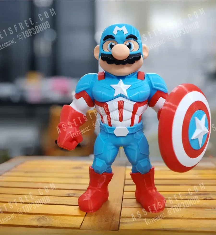 Captain Mario Fan Art