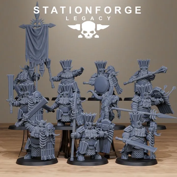 Chaosvale Infantry – STL 3D Print Model | AssetsFree.com Chaosvale Infantry