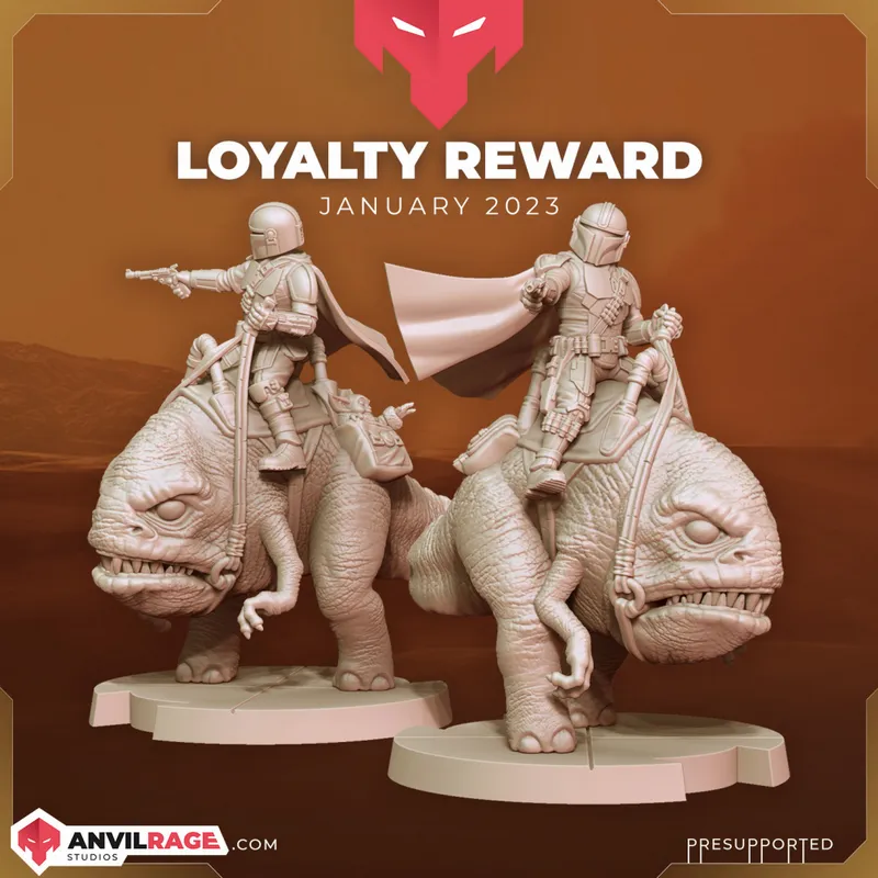 Din Djarin Blurrg Rider AR284