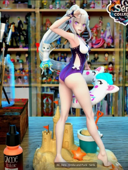 EMILIA & PUCK (SWIMSUIT VER.) SERIK COLLECTION