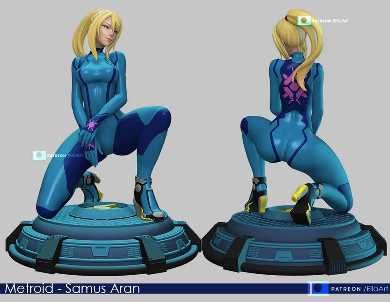 EllaArt Metroid Samus Aran