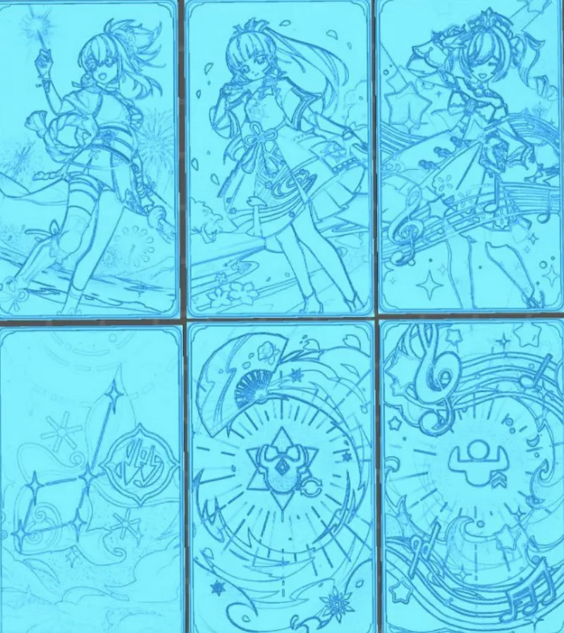 GENIUS INVOKATION CARD SET SERIK COLLECTION