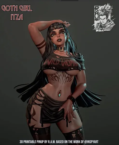 Goth Girl Itza SFW and NSFW