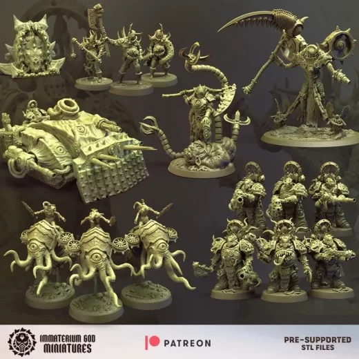 Immaterium God Miniatures – Sons of Decay Vol. III