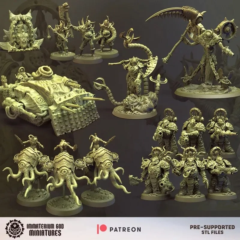 Immaterium God Miniatures – Sons of Decay Vol. III