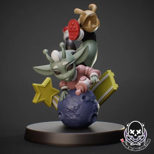 Jigglystix Retro Alien Ranger Gobbo nsfw