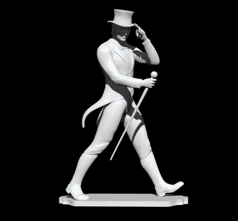Johnnie Walker – STL 3D Print Model | AssetsFree.com Johnnie Walker
