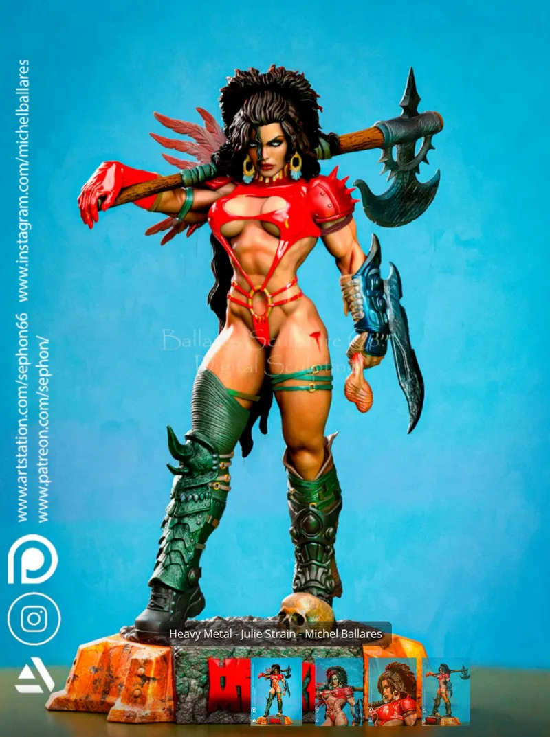 Julie Strain by Creative Geek MB