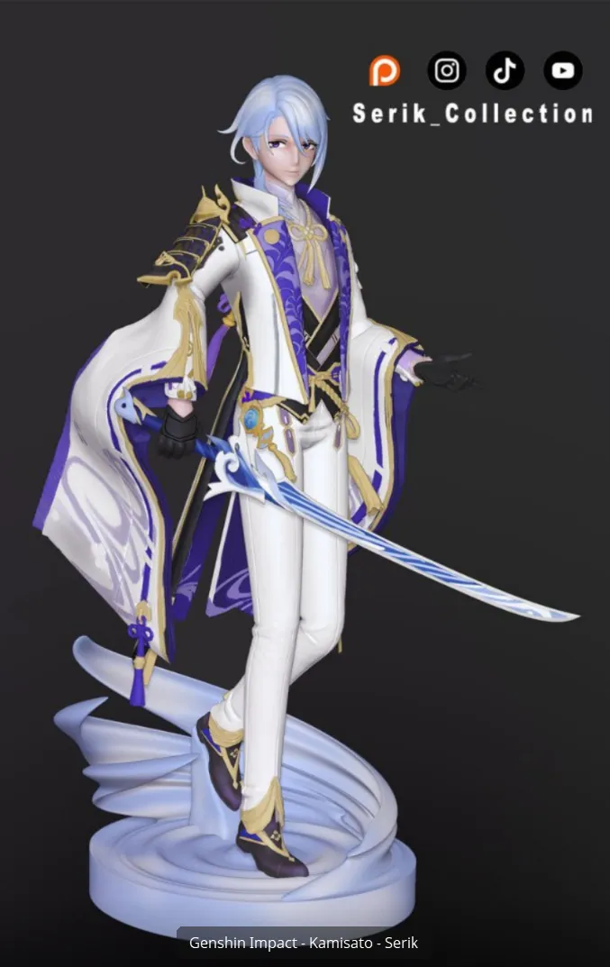 KAMISATO AYATO GENSHIN IMPACT SERIK COLLECTION