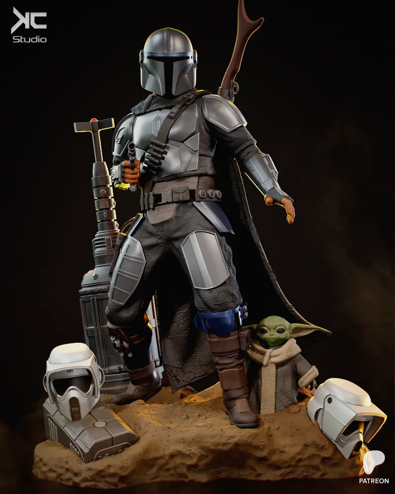 KcStudio The Mandalorian Star Wars Fanart